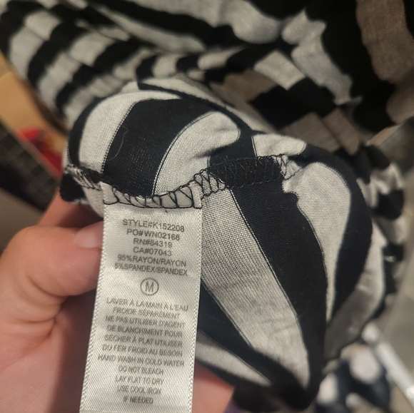 Cyrus grey and black strip loose top - Picture 4 of 4